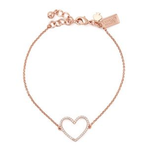 KATE SPADE • Scrunched Scallops Heart Bracelet